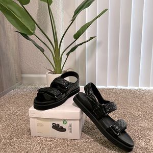 A new day faux leather sandals